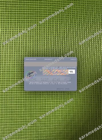 Philippines Banco de Oro mastercard photolook back